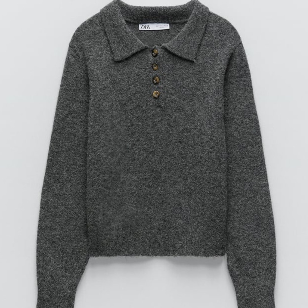 Zara Knit Polo Sweater - NWT